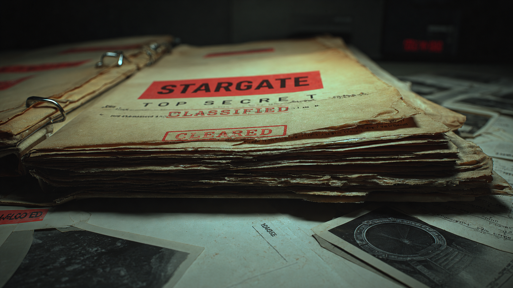 Capa do dossiê Projeto Stargate — Os Arquivos da Visão Remota